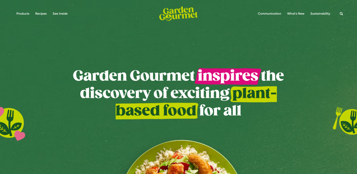 Garden Gourmet plant-based food