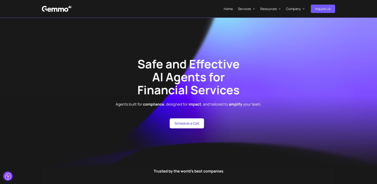 Gemmo AI financial services
