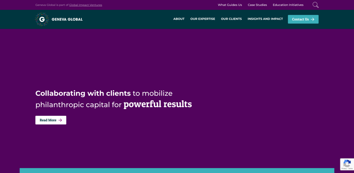 Geneva Global philanthropy advising