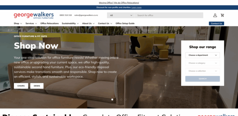George Walkers Office Furniture Megastore: Your Sustainable Office Solution