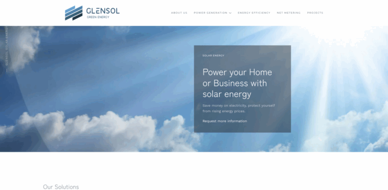 Glensol Energy Ltd: Your Partner in Renewable Energy Solutions