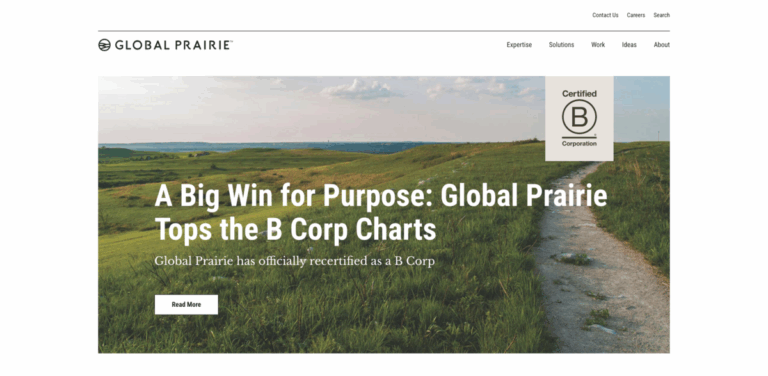 Global Prairie: Purpose-Driven Marketing Solutions for Positive Impact