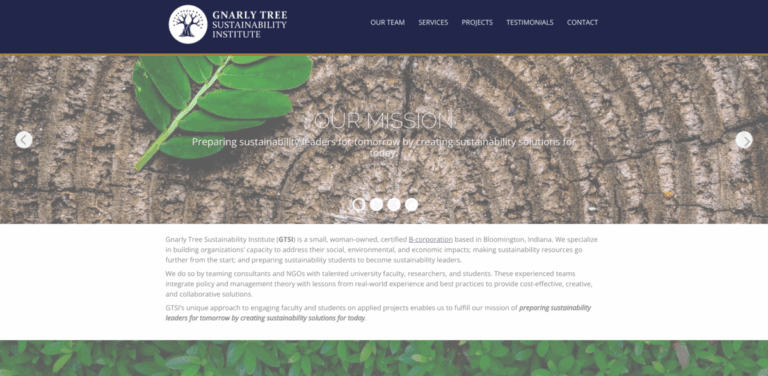 Gnarly Tree Sustainability Institute: Empowering Sustainable Solutions Through Collaboration