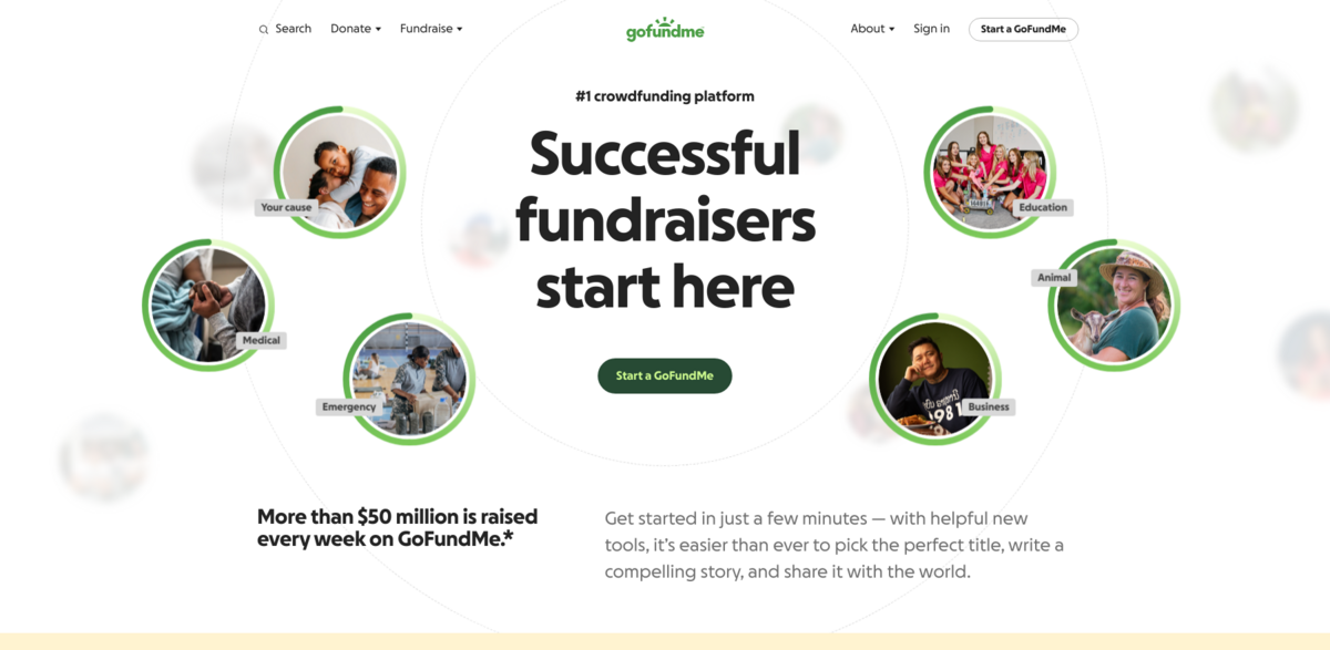 GoFundMe crowdfunding