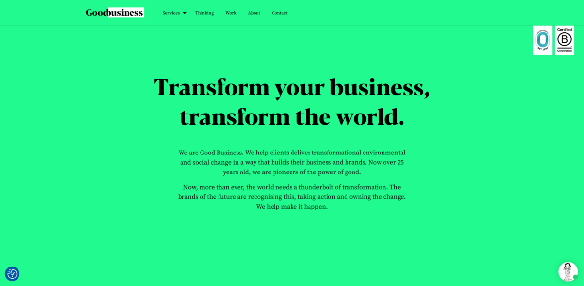 Good Business sustainability