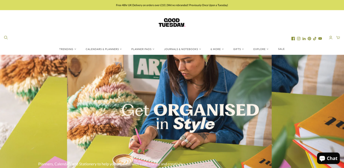 Good Tuesday stationery