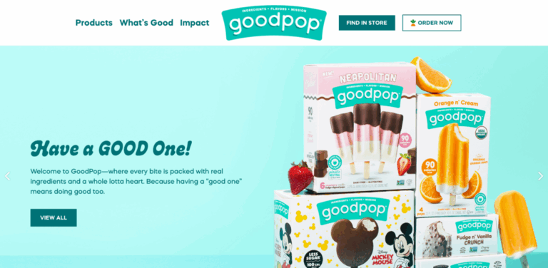 GoodPop: Delicious Frozen Treats Made with Real Ingredients