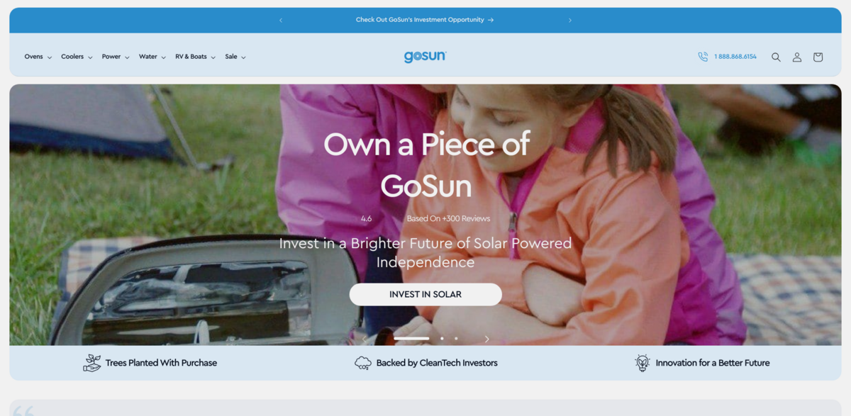 GoSun solar solutions