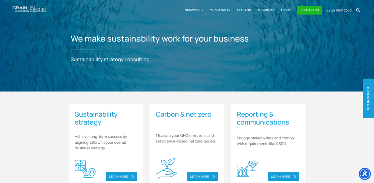 Grain Sustainability