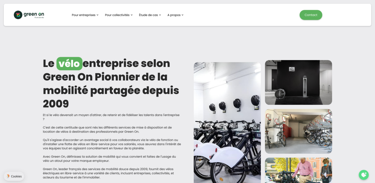 Green On electric bike sharing