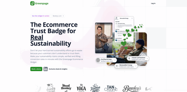 Greenpage: Simplifying Sustainability for Ecommerce Success
