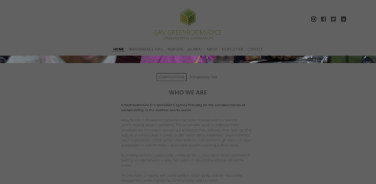 GreenroomVoice: Bridging Sustainability and Outdoor Sports Communication