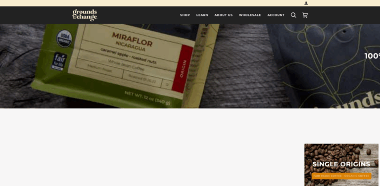 Grounds for Change: Fair Trade Organic Coffee with a Carbon-Free Promise