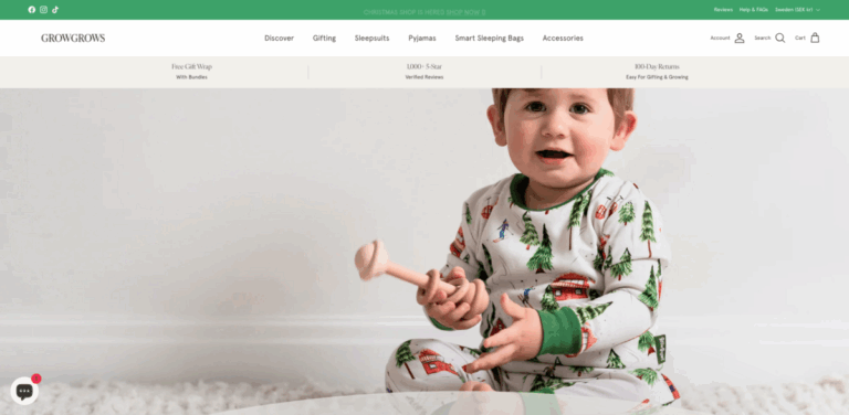 GrowGrows: Quality Baby and Children’s Wear for Comfort and Joy