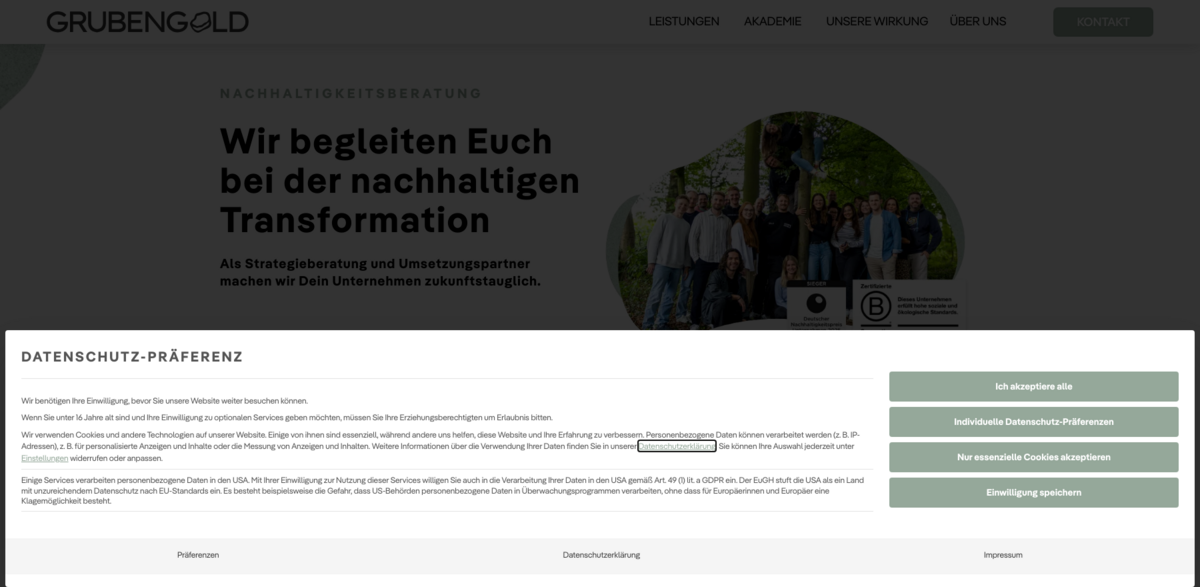 sustainable transformation consulting