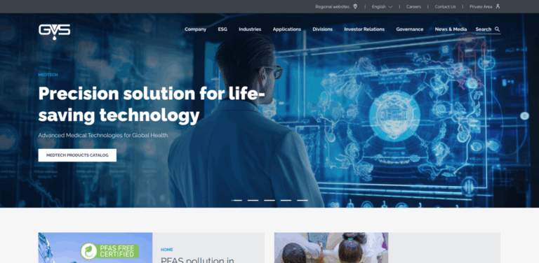 GVS S.p.a.: Leading Manufacturer of Advanced Filtration Solutions