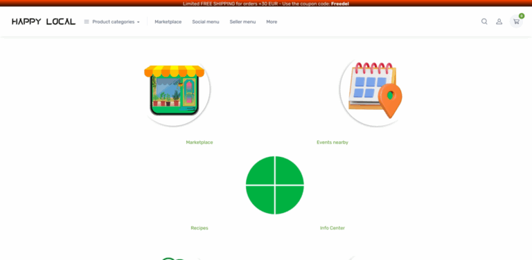 Happy Local: Your Community Marketplace for Sustainable Living