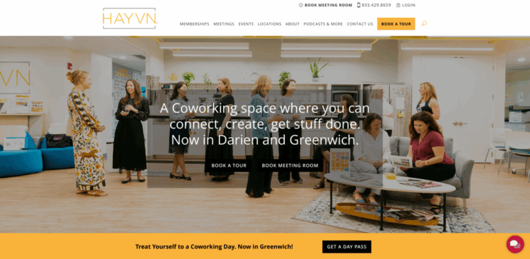 HAYVN: A Flexible Coworking Space for Professionals in Connecticut