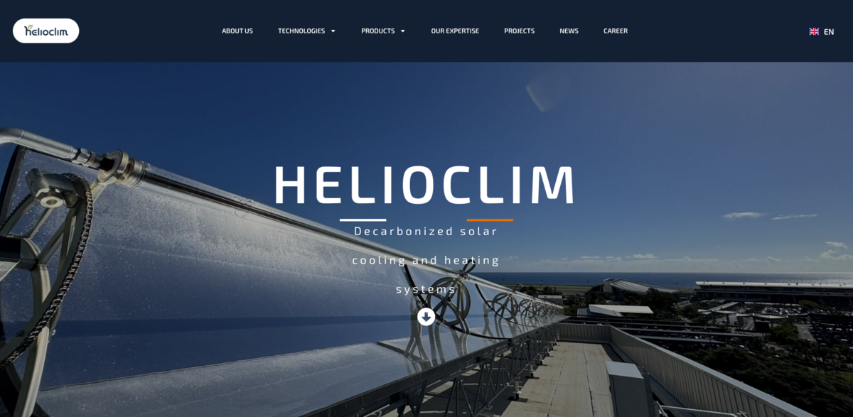 Helioclim solar cooling system