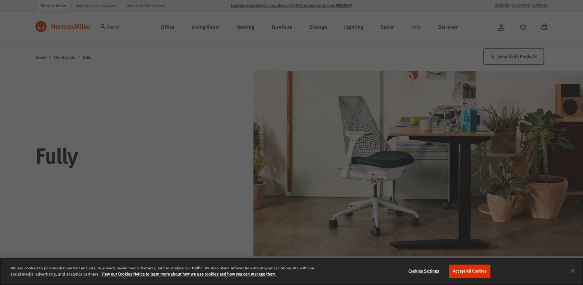 Herman Miller Online Store