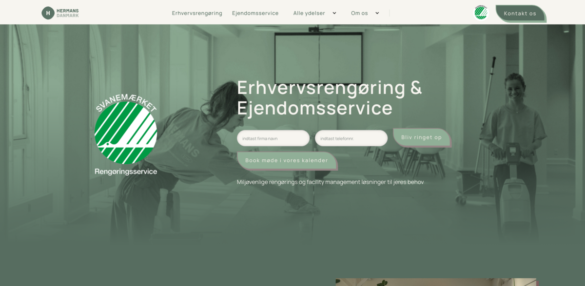 Hermans Danmark cleaning services