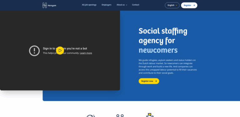 Heroyam: A Social Staffing Agency Supporting Newcomers in the Dutch Labour Market