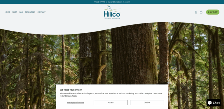Hilico: Efficient Rainwater Harvesting for Off-Grid Living
