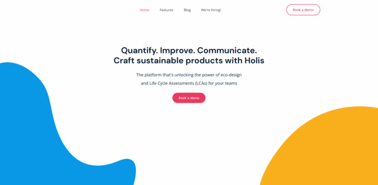 Holis: An Eco-Design Platform for Sustainable Product Development