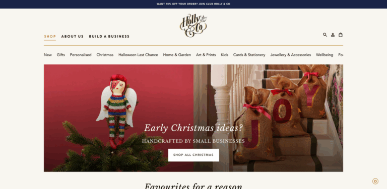 Holly & Co: A Community Marketplace for Unique Handmade Goods