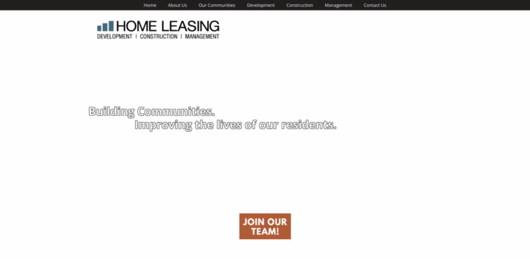 Home Leasing: Enhancing Communities Through Development and Property Management