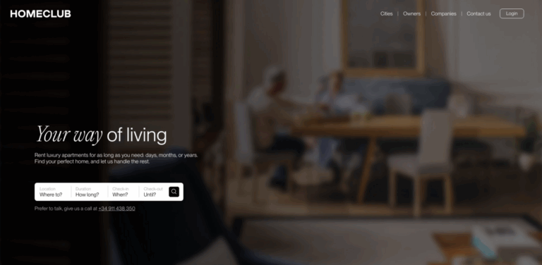 Homeclub: Luxury Apartments for Flexible Living