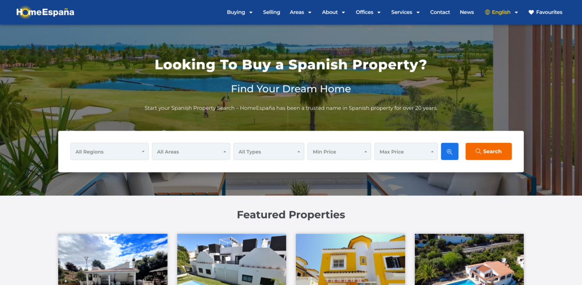 HomeEspaña real estate agent
