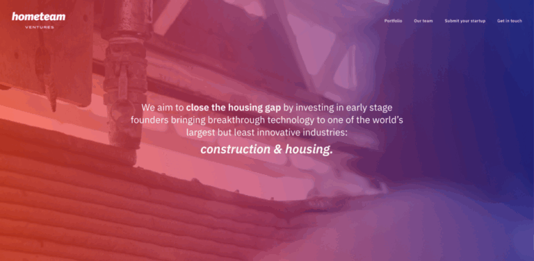 Hometeam Ventures: Investing in Innovative Construction Tech Startups