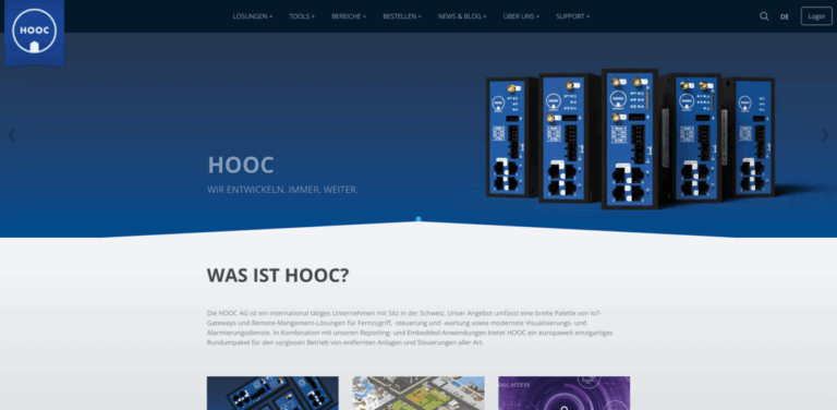 HOOC AG: Comprehensive IoT Solutions for Remote Management and Smart Infrastructure