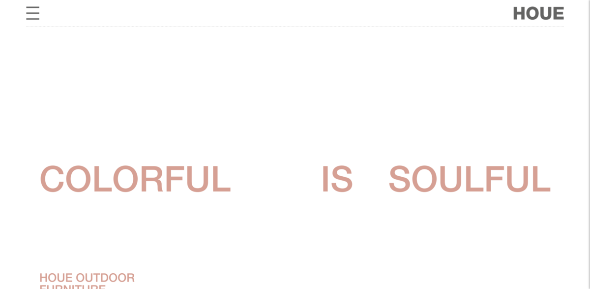 Houe outdoor furniture