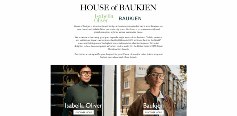 House of Baukjen: Sustainable Fashion for Women and Maternity Wear