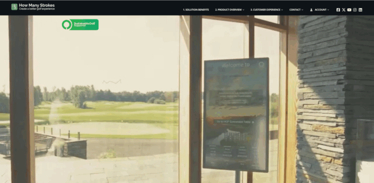 How Many Strokes: A Digital Solution for Modern Golf Clubs