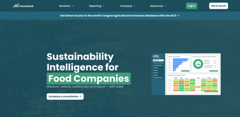 HowGood: Transforming Sustainability Intelligence for Food Companies