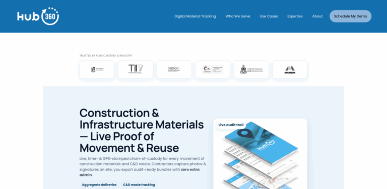 Hub360: Streamlining Material Tracking for Construction Projects