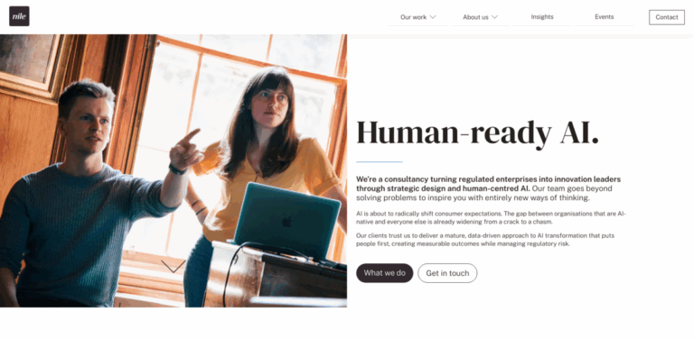 Company Name: Human-Centred AI and Strategic Design for Meaningful Experiences