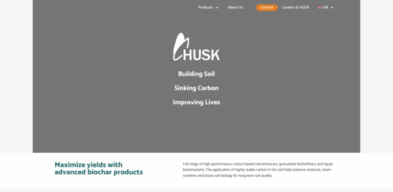 HUSK Ventures: Enhancing Soil Health and Crop Yields with Biochar