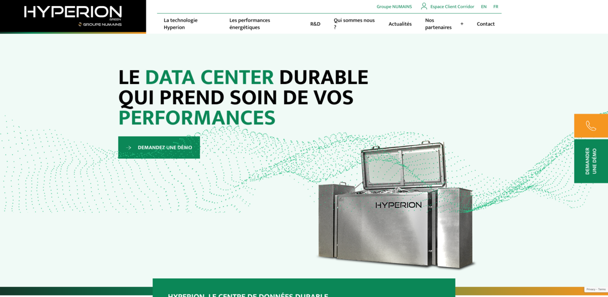 Hyperion sustainable data center