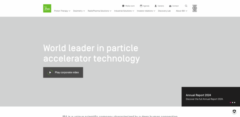 IBA: Advancing Cancer Treatment Through Innovative Particle Accelerator Technology