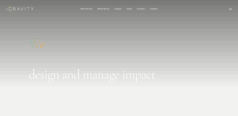 iGravity: Impact Investment Management and Advisory Firm