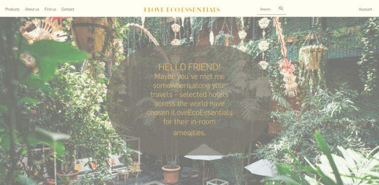 iLoveEcoEssentials: Sustainable Hotel Amenities for Conscious Travelers