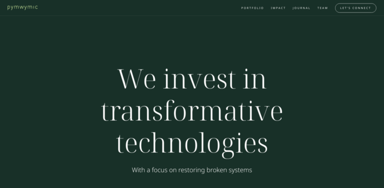 Impact Initiative: Transforming Food Systems Through Sustainable Investment