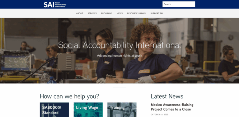 Social Accountability International: Advancing Human Rights in Waste Recycling and Beyond