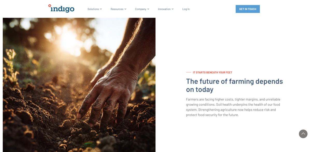 Indigo Ag sustainable agriculture