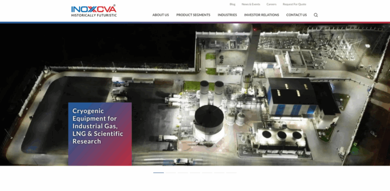 INOXCVA: Leading Provider of Cryogenic Solutions for Diverse Industries