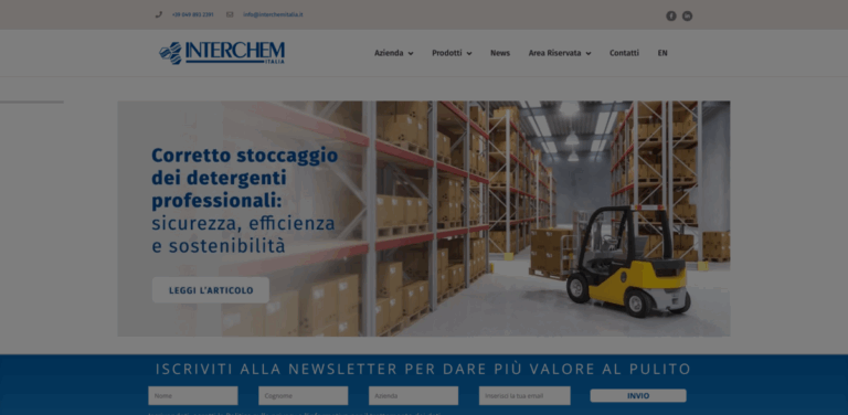 Interchem Italia: Professional Detergents and Eco-Friendly Cleaning Solutions